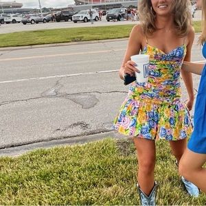 Zara Floral Mini Dress